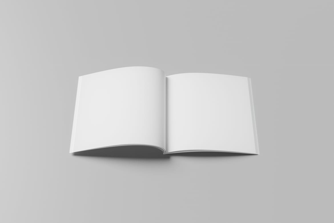 Square Magazine Mockup