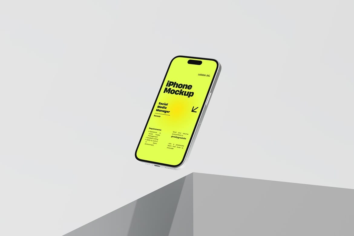Stylish iPhone Mockup