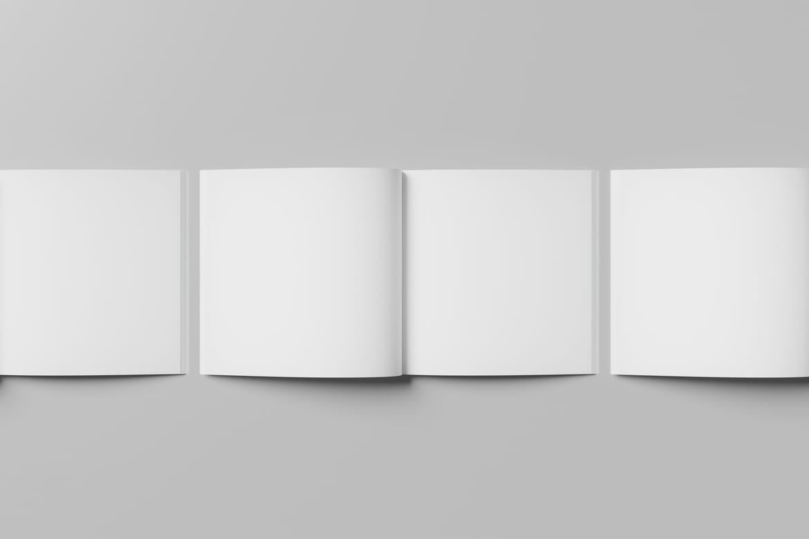 Square Magazine Mockup