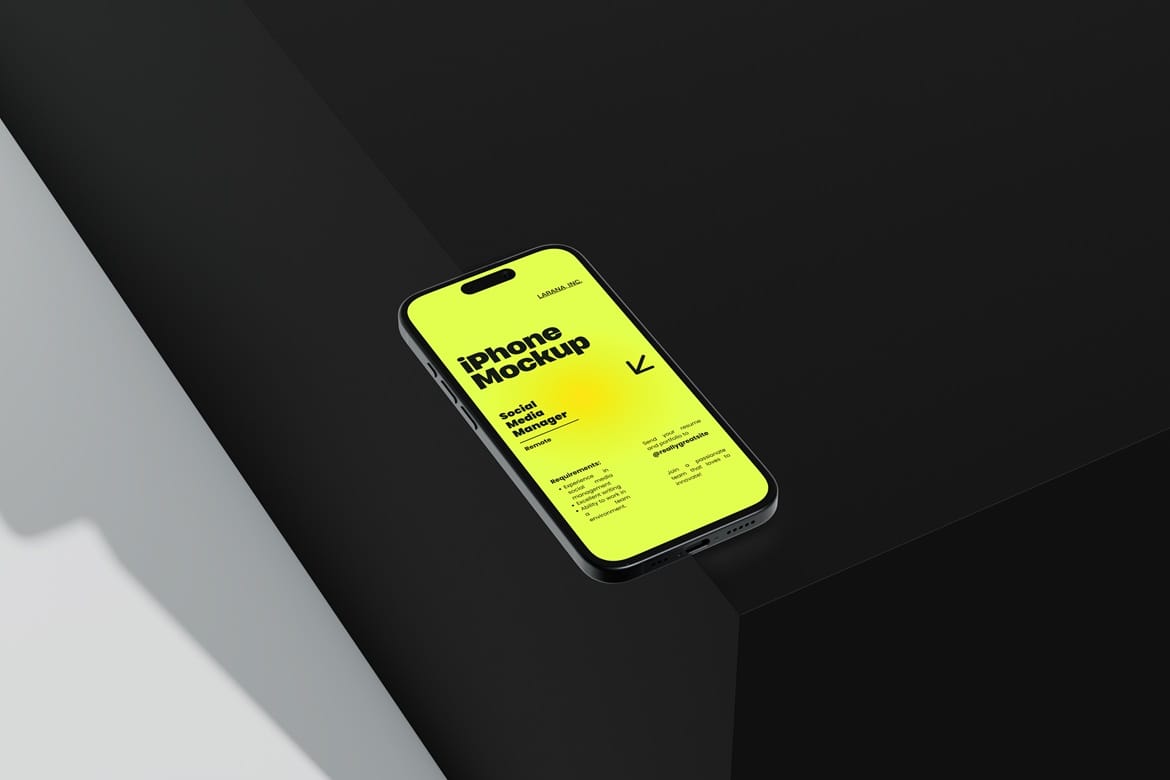 Stylish iPhone Mockup