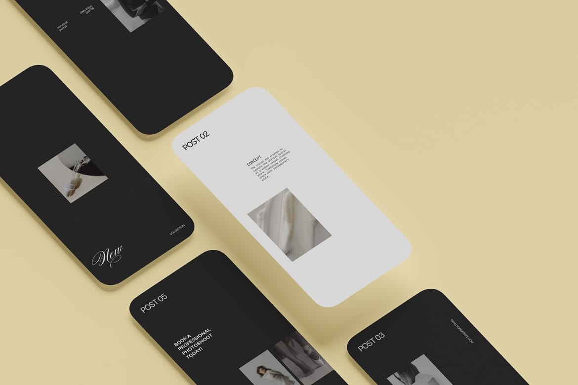 Phone Screen Presentation Mockup
