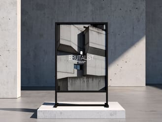 Brutalist Poster Frame Mockup