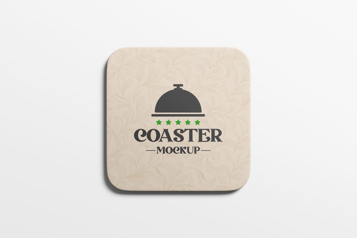 Drink Coaster Mockup
