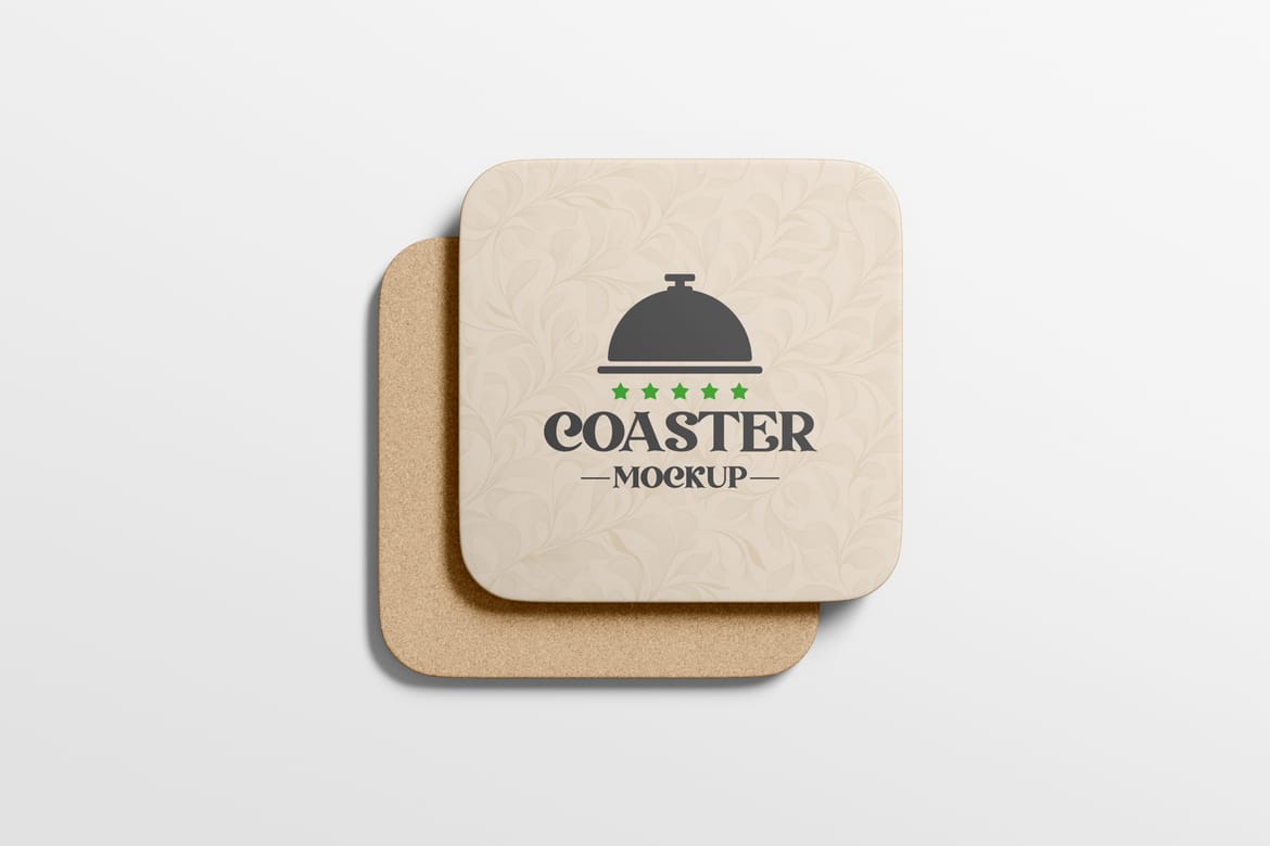 Drink Coaster Mockup