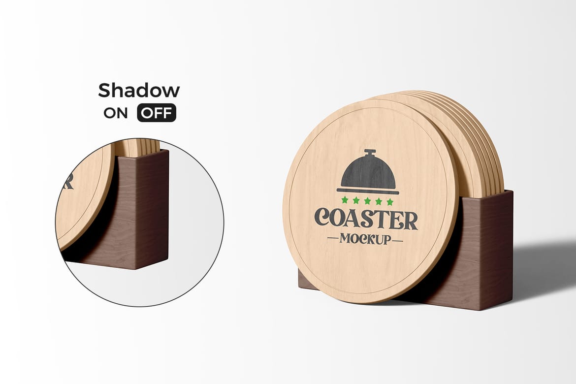 Drink Coaster Mockup