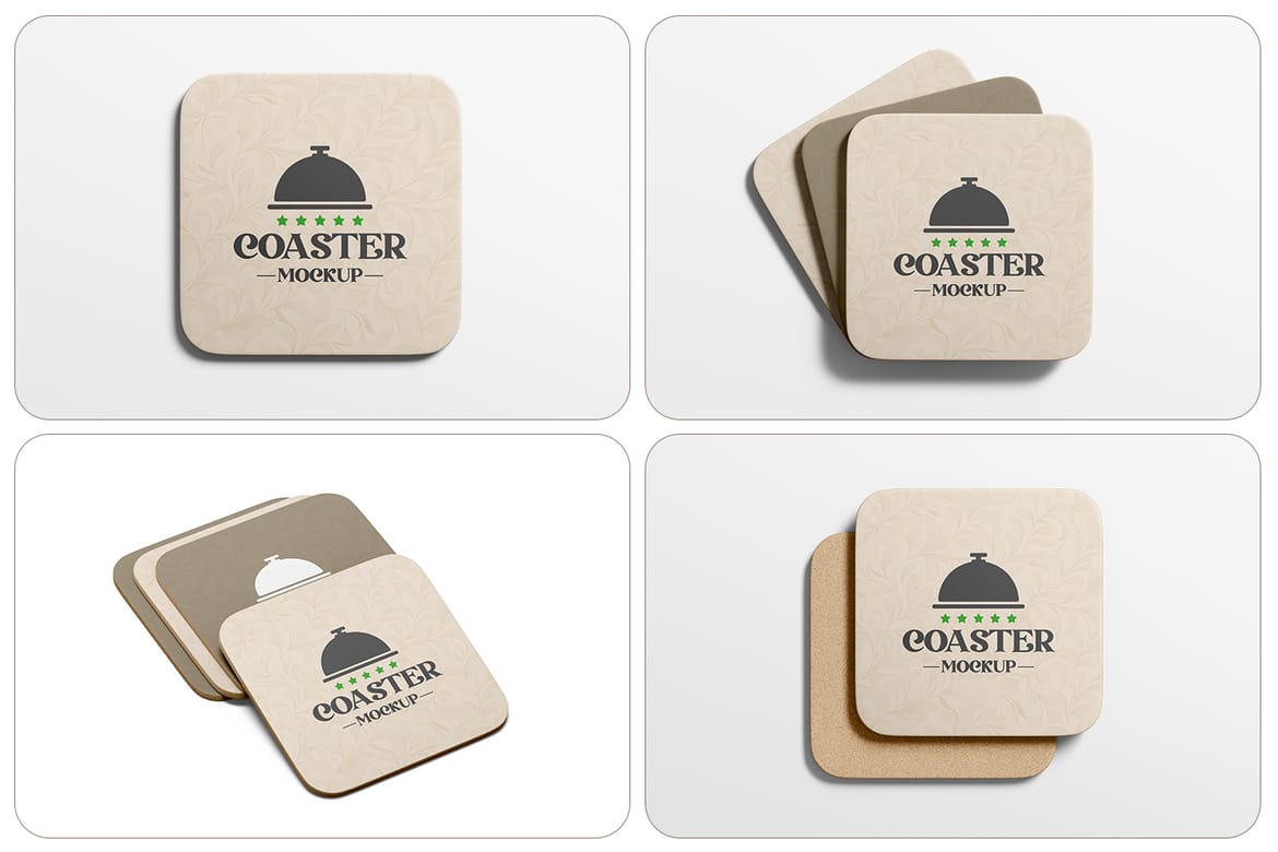 Drink Coaster Mockup