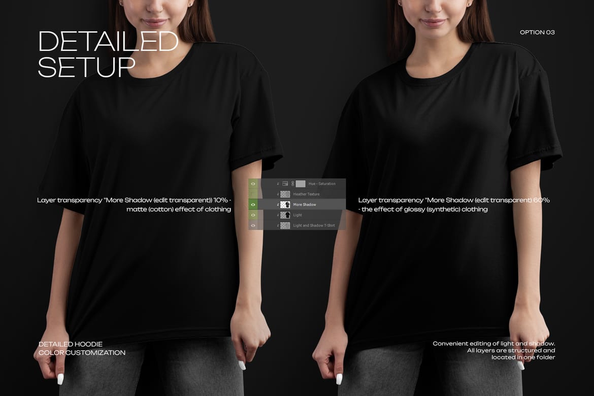 5 Mockups Woman Oversize T-Shirt. vol.02