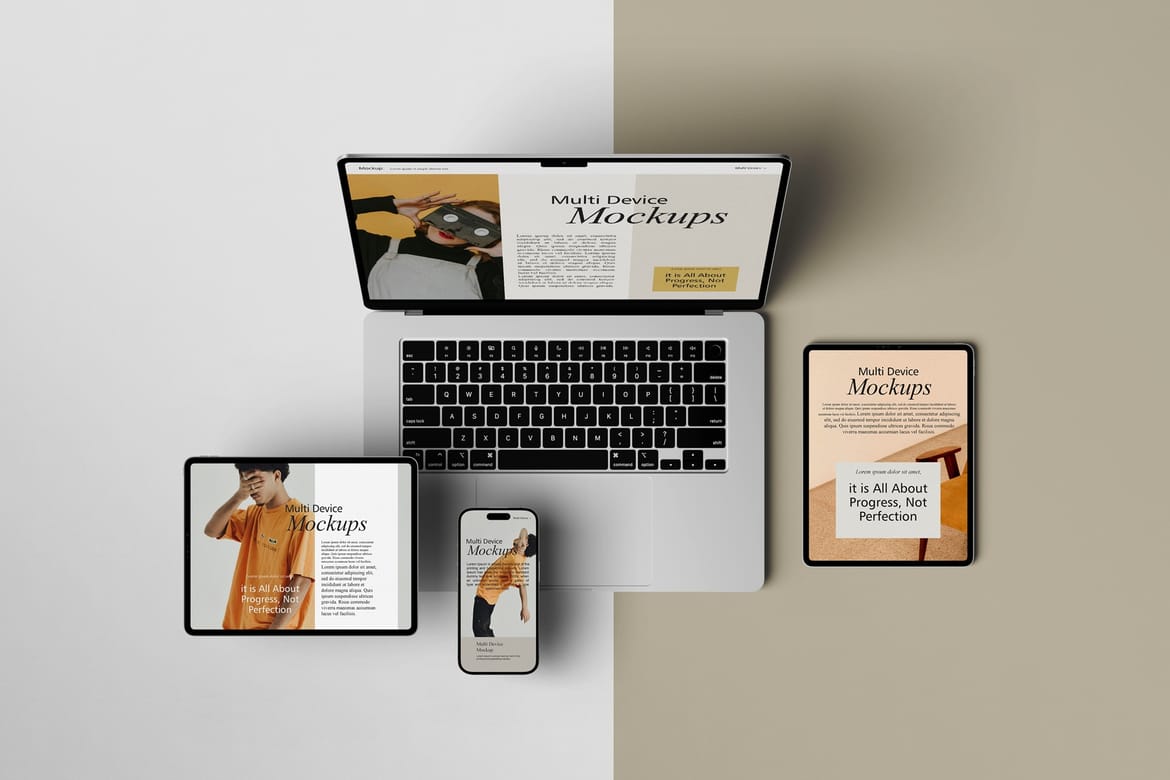 Multi Device Responsive Mockup