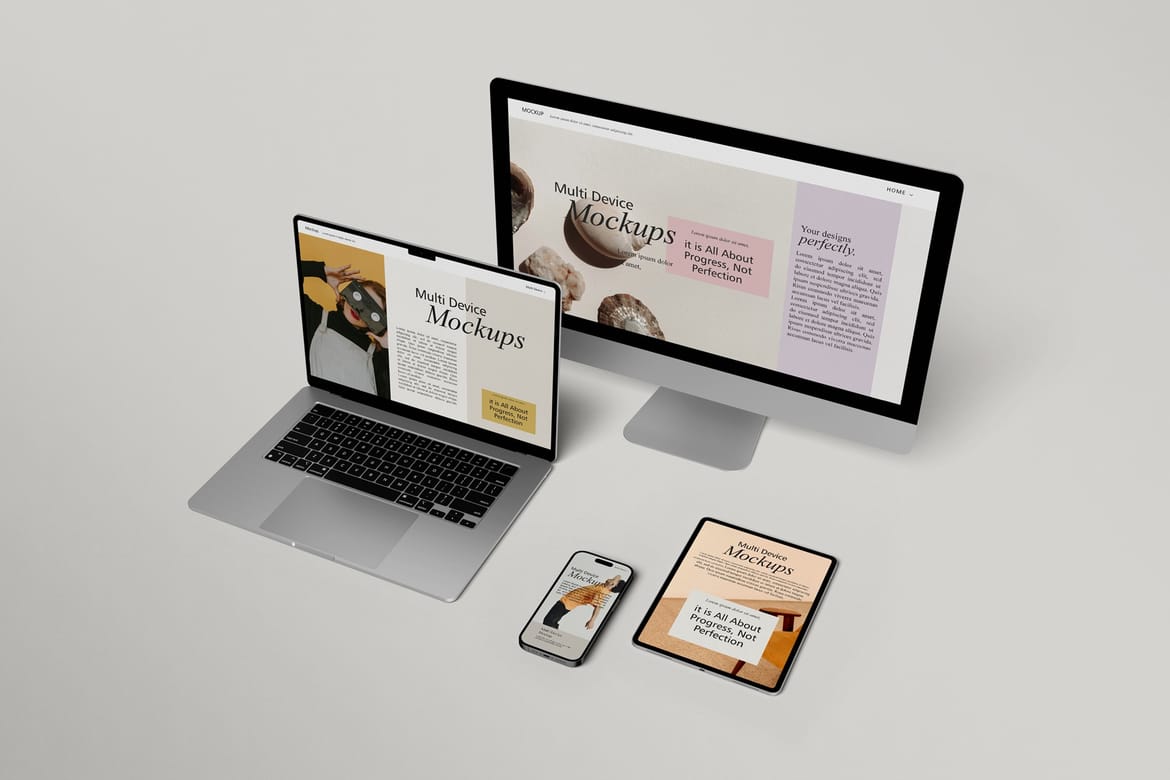 Multi Device Responsive Mockup
