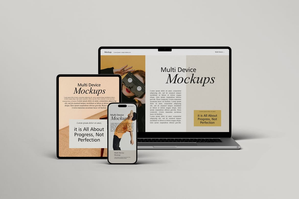 Multi Device Responsive Mockup