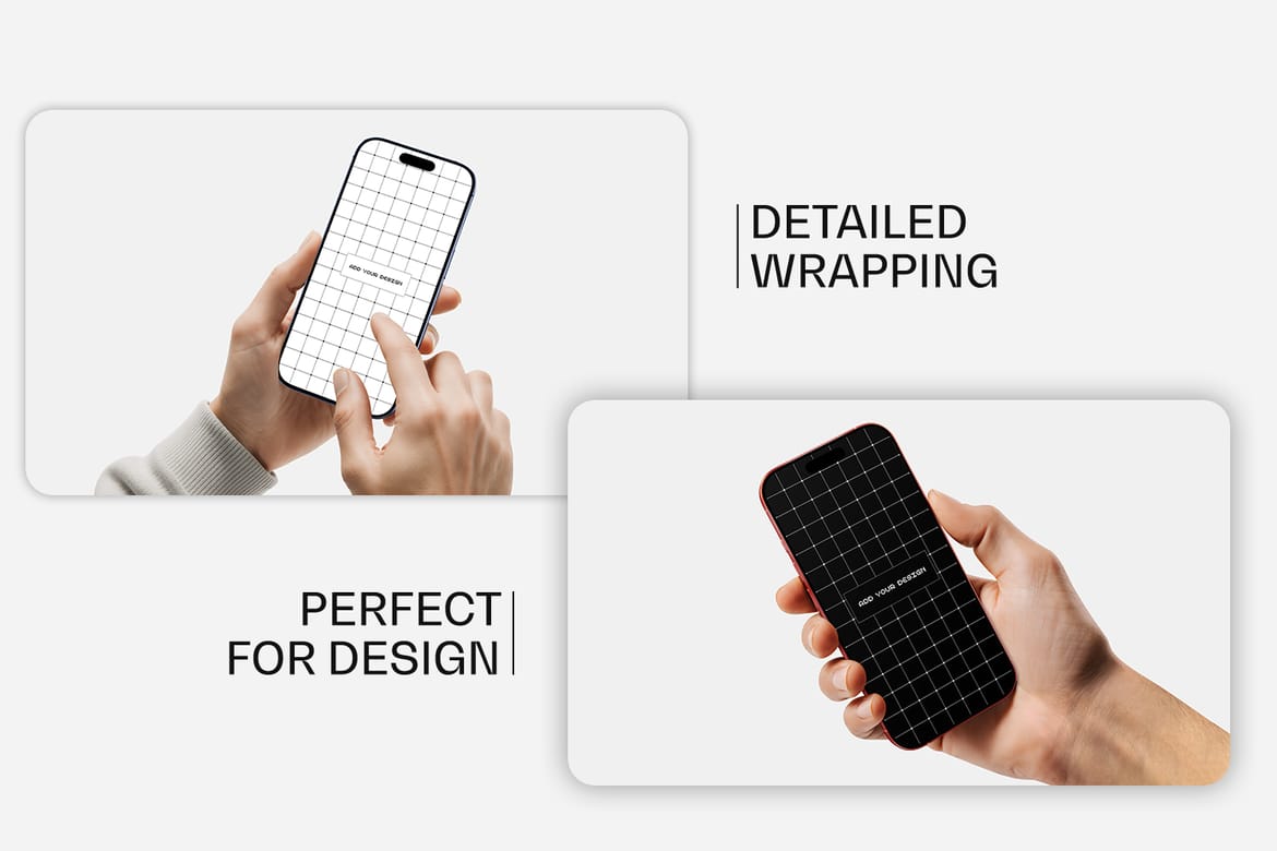 Holding iPhone 16 Pro Max Mockup