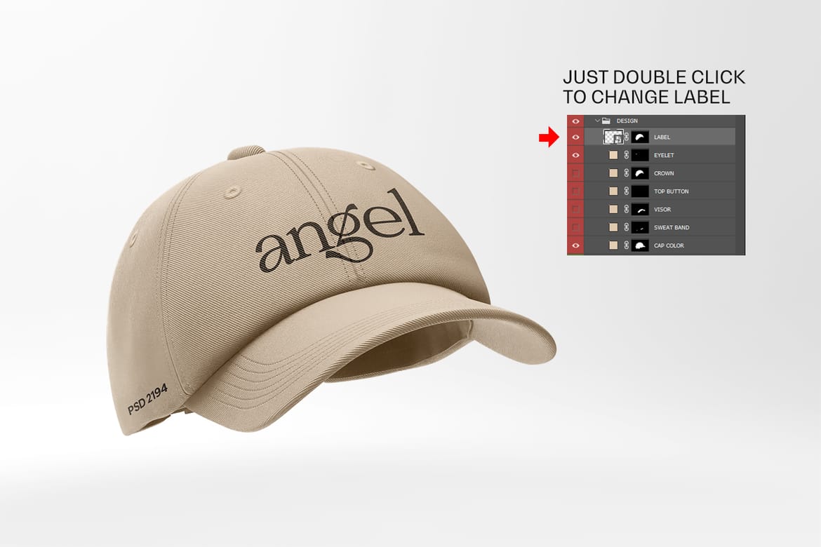Dad Hat Mockup for Apparel Branding