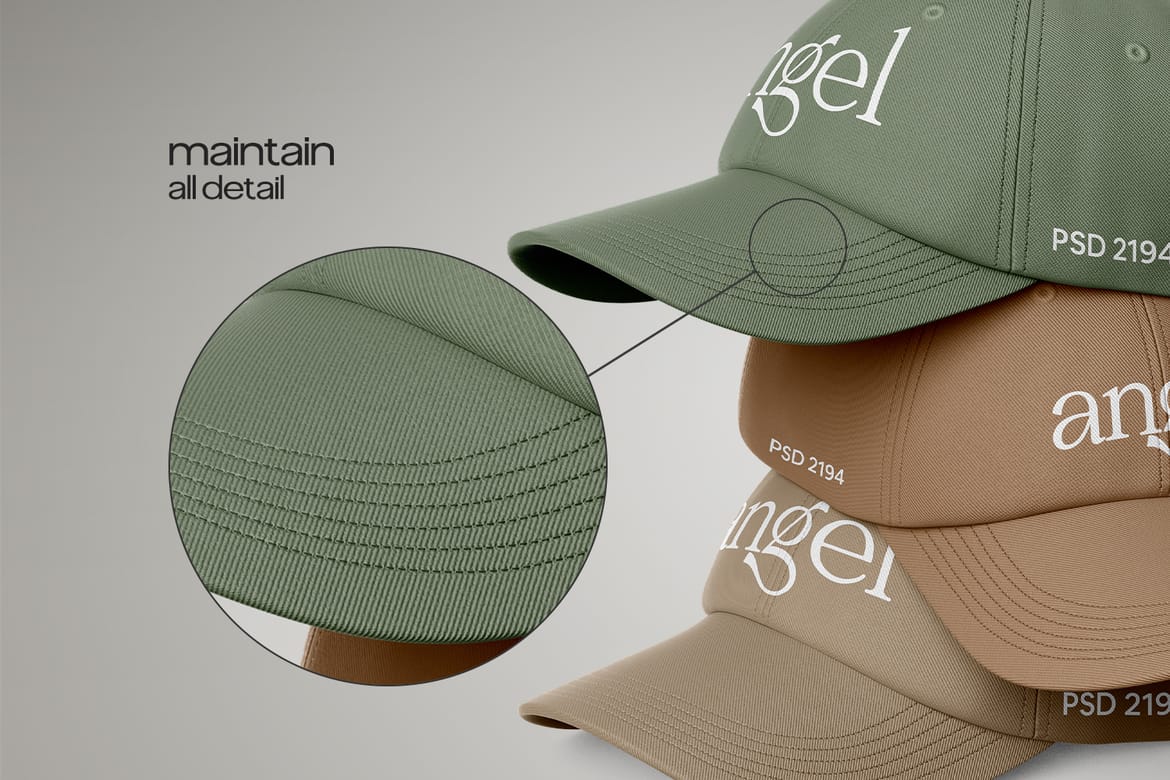 Dad Hat Mockup for Apparel Branding