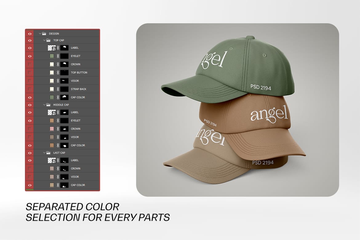 Dad Hat Mockup for Apparel Branding