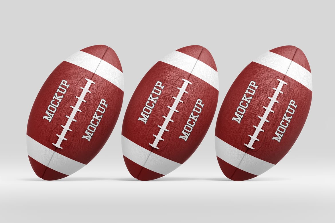 Rugby Ball Mockup