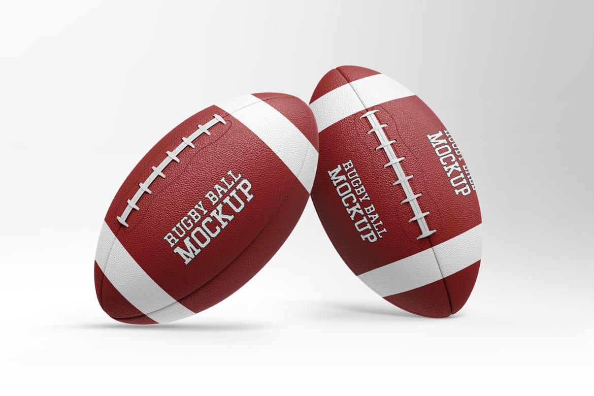 Rugby Ball Mockup