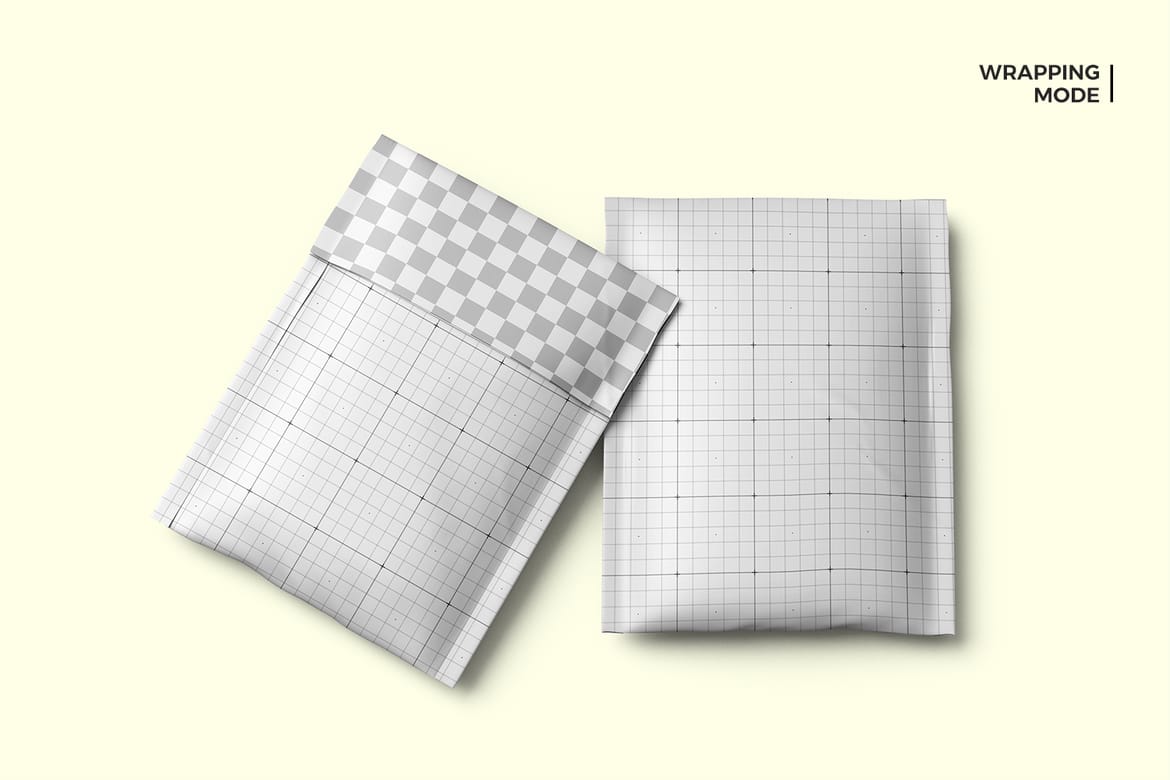 Paper Mailing Bag Mockup