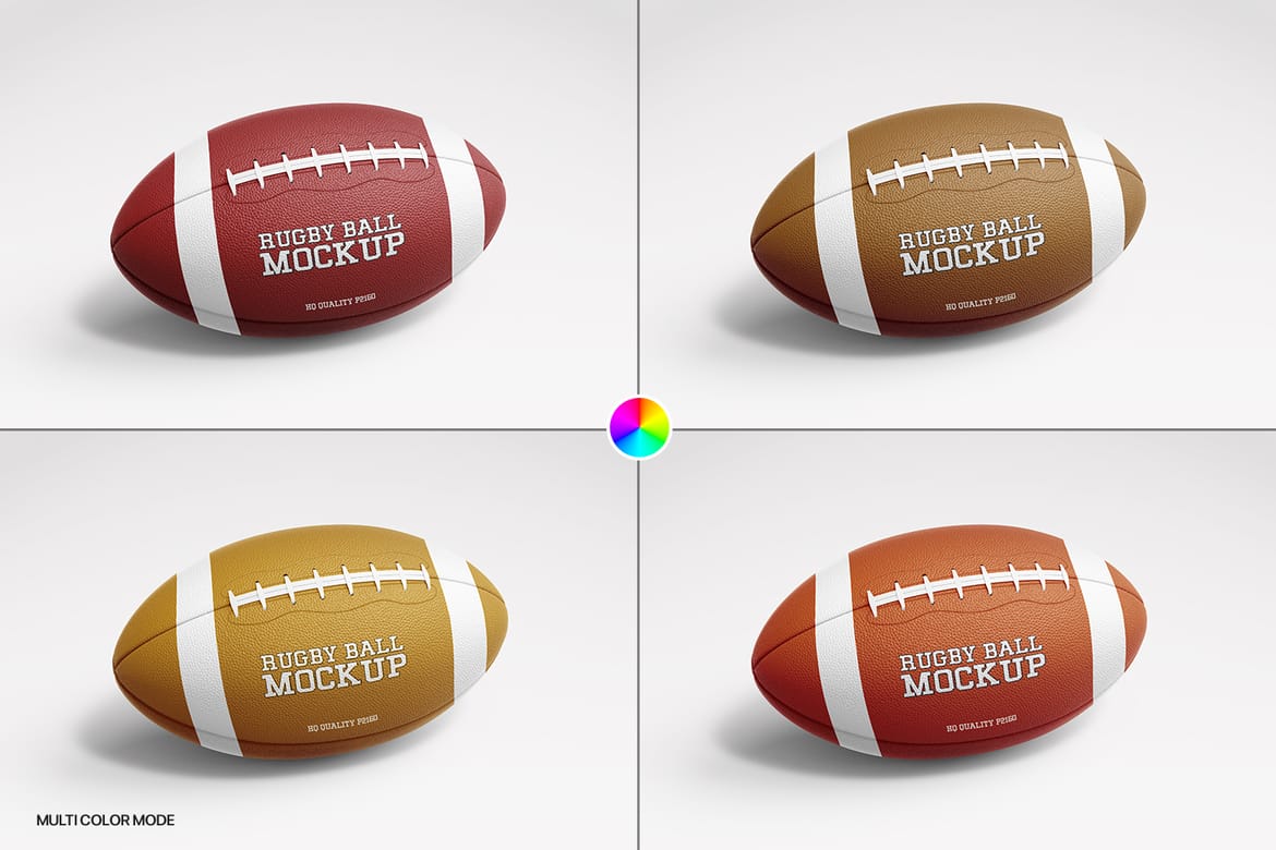 Rugby Ball Mockup