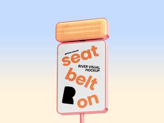 Road Sign Mockup