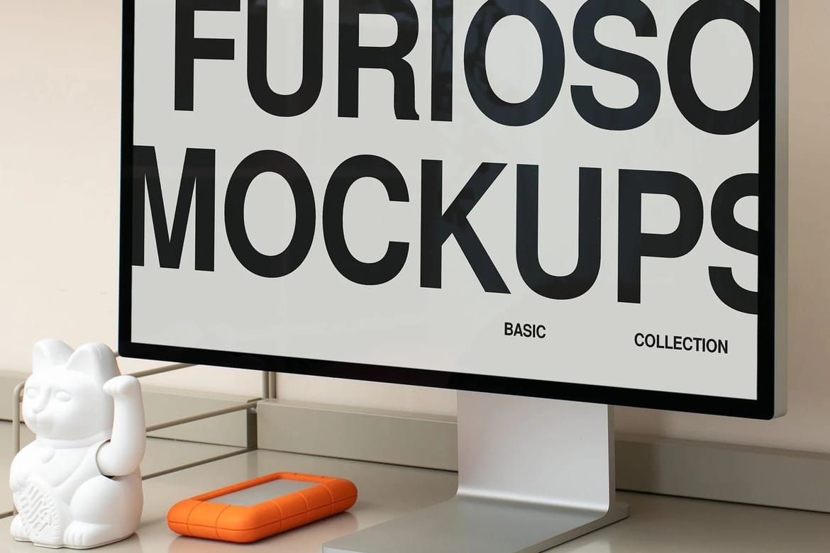 Mac Studio Display Mockup 03FM