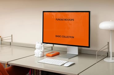 Mac Studio Display Mockup 03FM