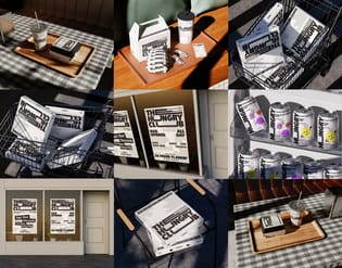 Fasfood, Pizza & Burger Mockup