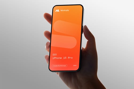 iPhone 15 Pro in hand