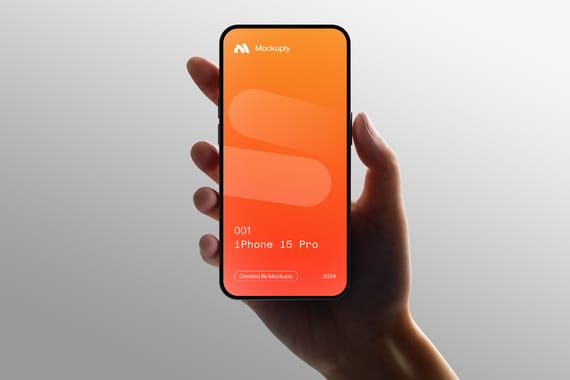 iPhone 15 Pro in hand