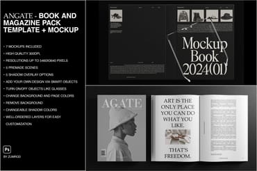 Book & Magazine Mockup (PSD) Bundle
