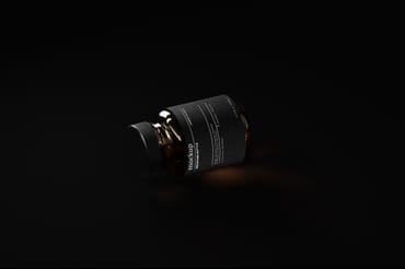 Amber – Medicine Bottle Mockups Trio