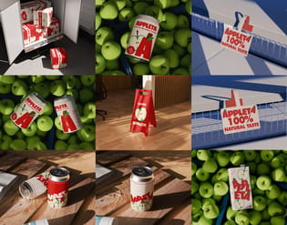 Juice Branding Mockup