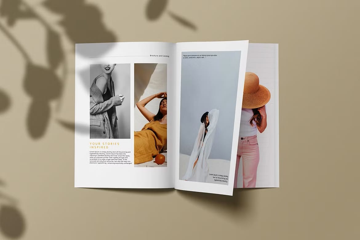 Brochure Catalog Magazine Mockup