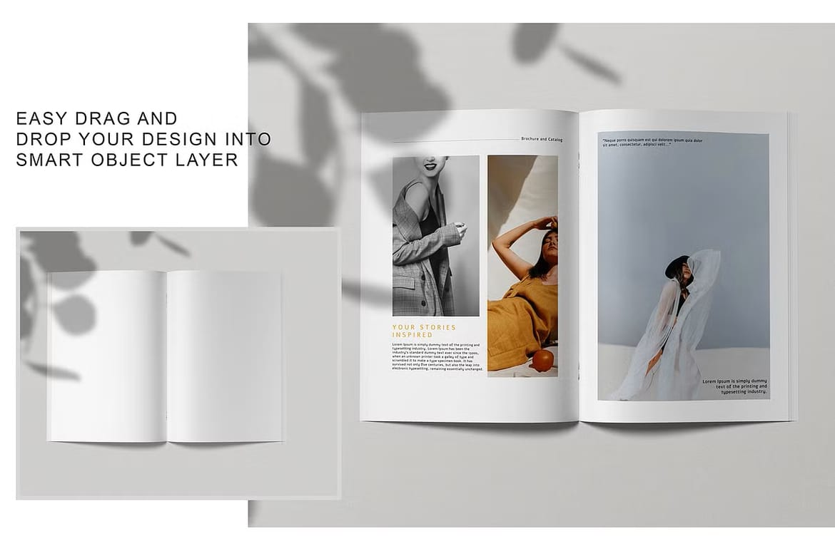 Brochure Catalog Magazine Mockup