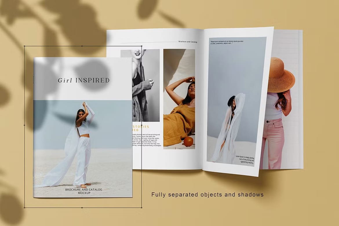 Brochure Catalog Magazine Mockup