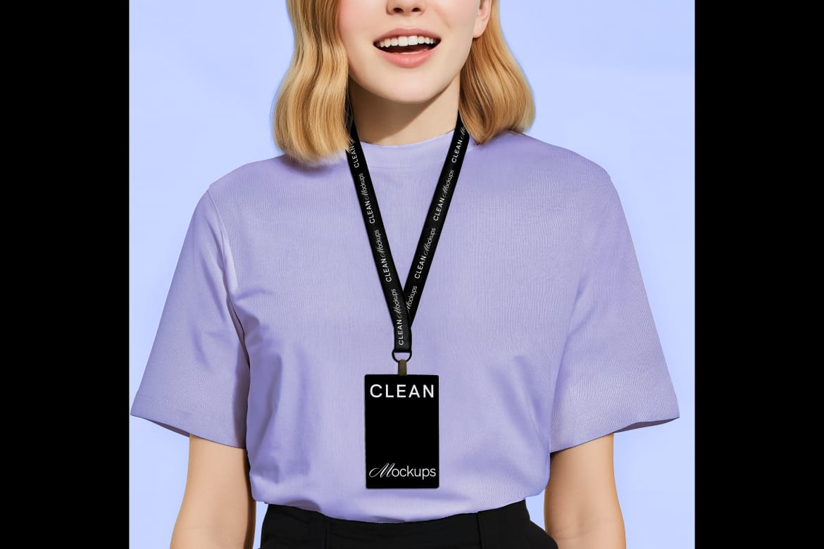 CLEAN id card on girl