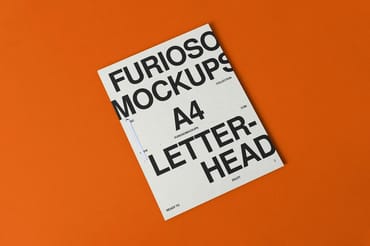 A4 Letterhead Mockup 05FM