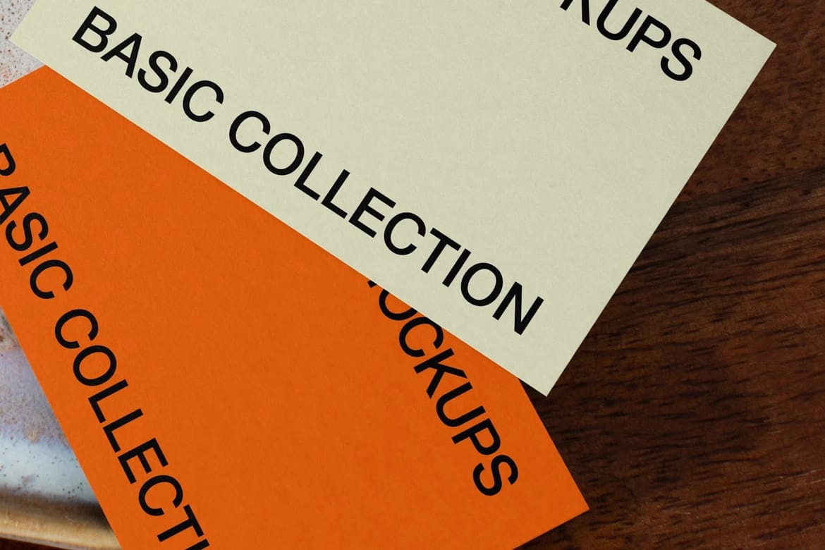 Business Cards Mockup 20FM