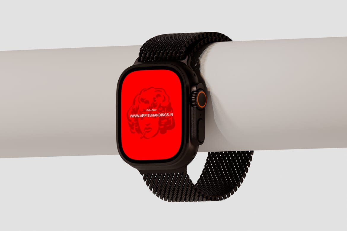 Apple Watch Ultra 2 Animated Mockup