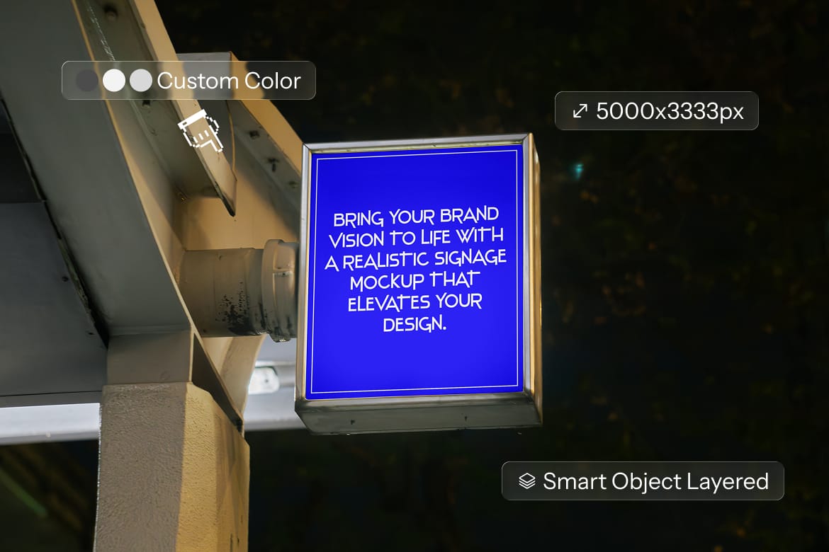 Sign Store Mockup