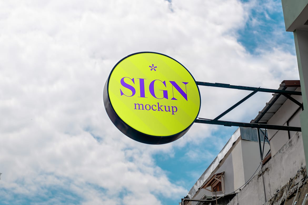 Sign Store Mockup