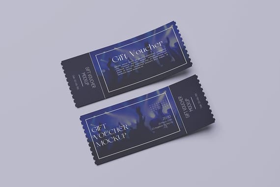 Gift Voucher Mockup