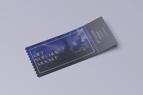 Gift Voucher Mockup