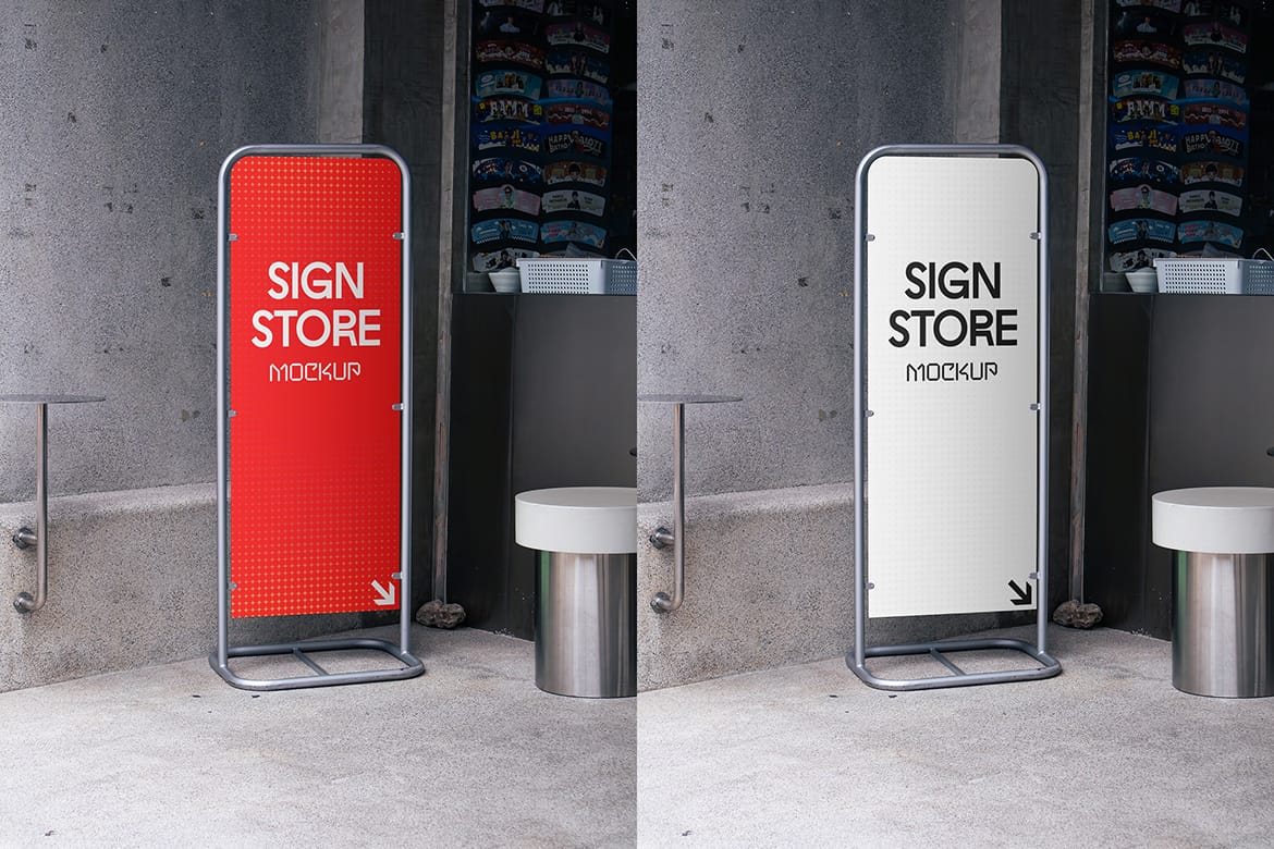 Sign Store Mockup