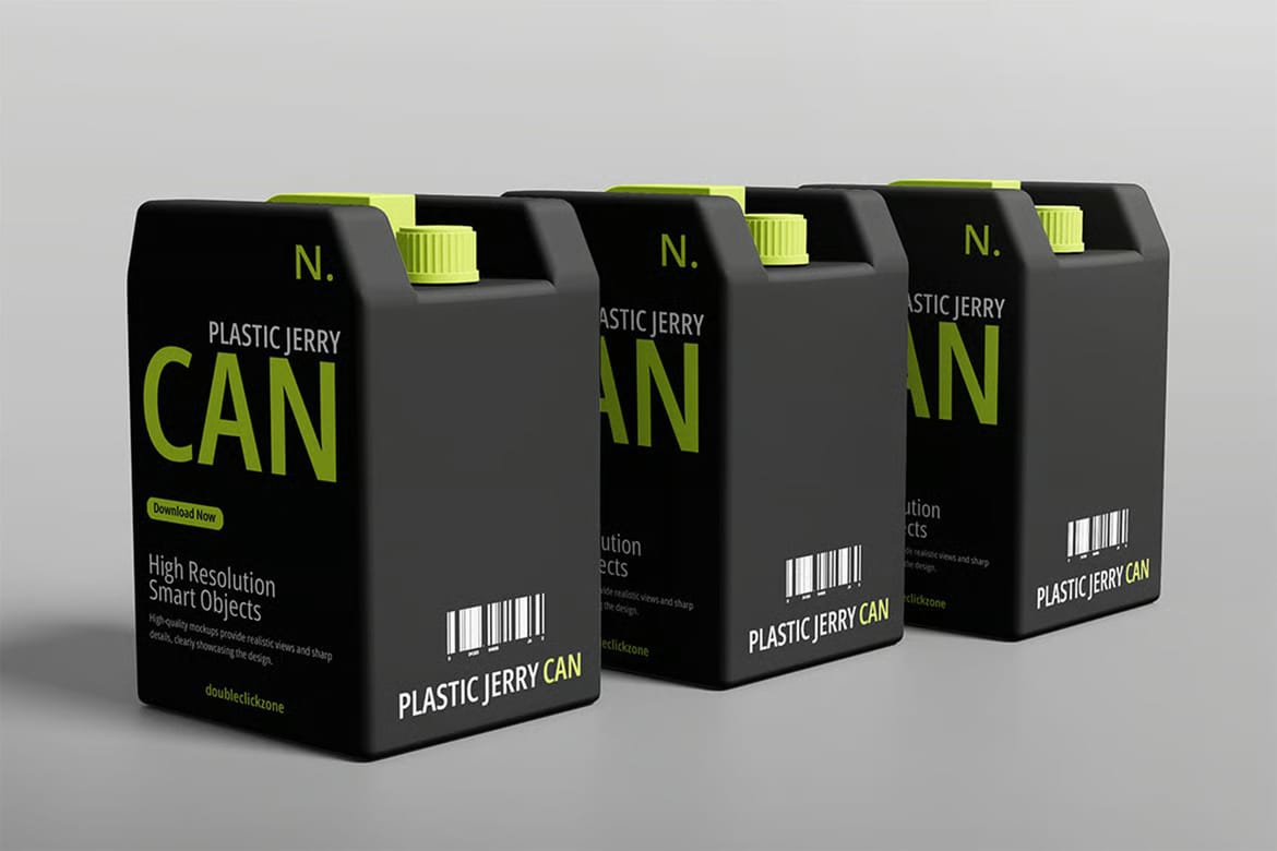Jerry Cans Mockup