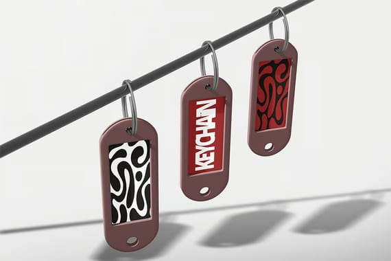Keychain Mockup