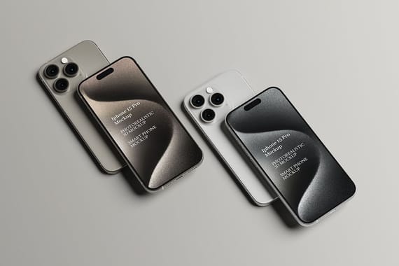 iPhone 15 Pro Mockup