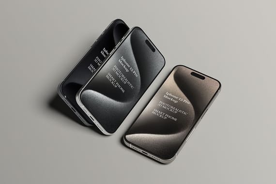 iPhone 15 Pro Mockup