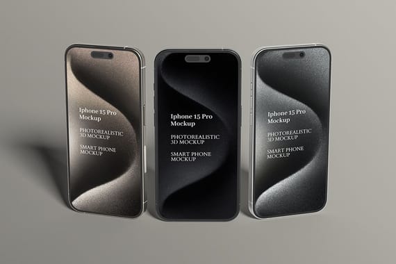 iPhone 15 Pro Mockup