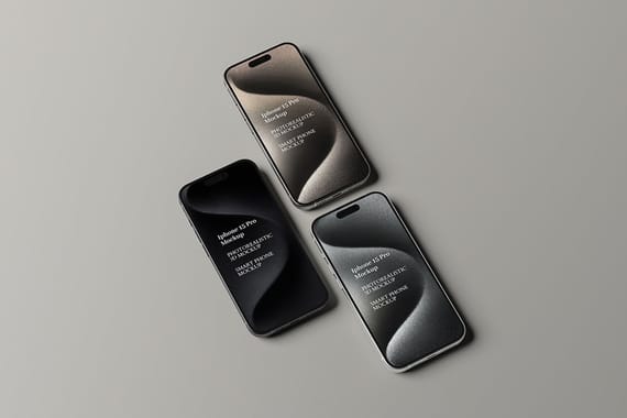 iPhone 15 Pro Mockup