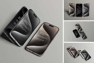 iPhone 15 Pro Mockup